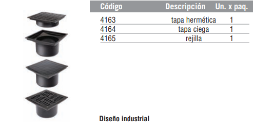 Portarrejilla 20x20 salida Ø160