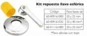 Kit repuesto llave esférica