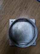 Tapa Ciega 10 X 10 Con Marco Para Caja Bronce Cromado