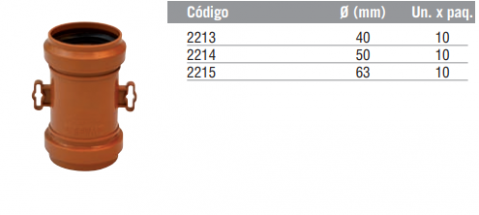 Manguito Reparación H-HC con sujeción